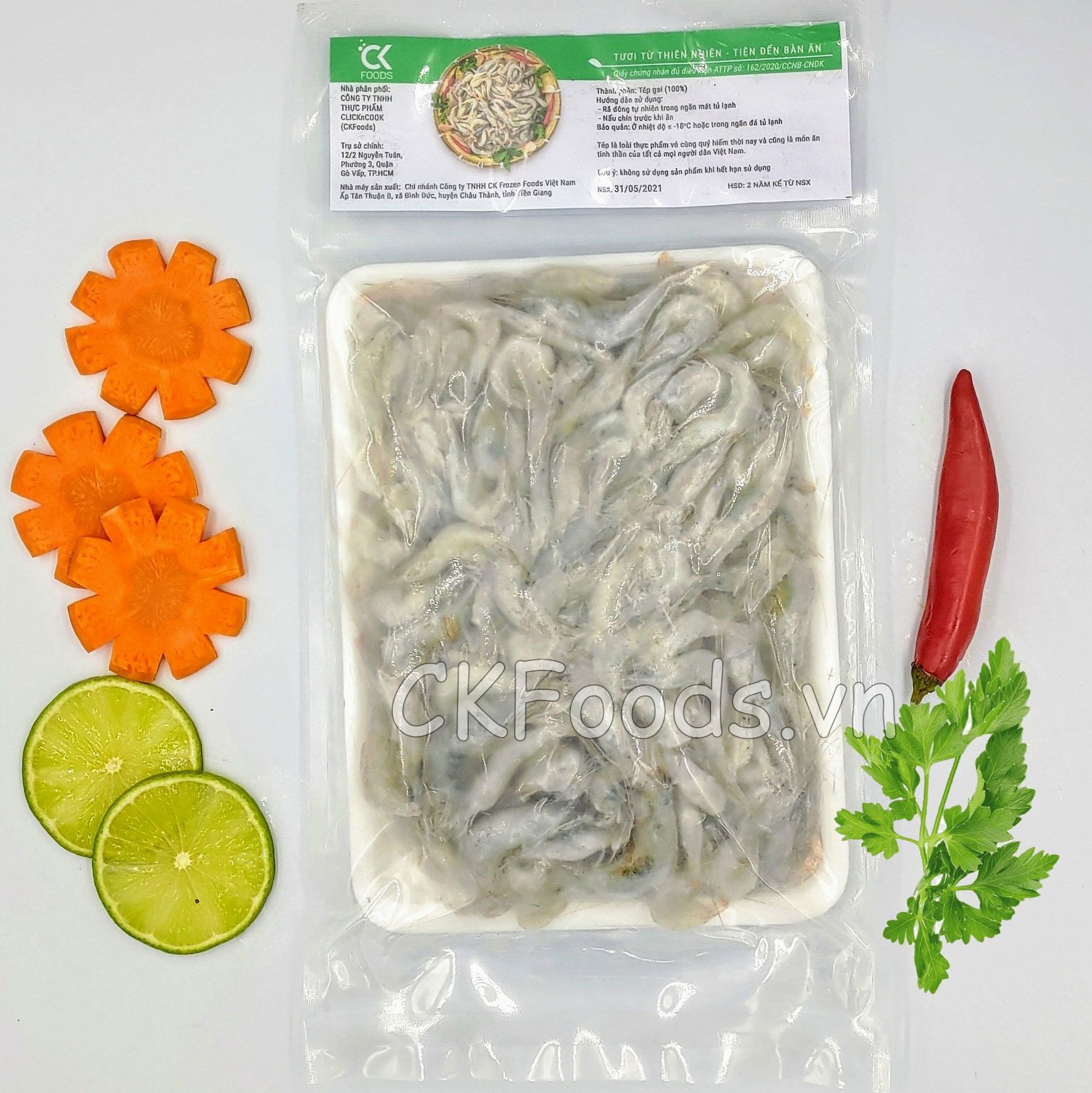 Tép đồng thiên nhiên nguyên con - CKFoods - 200 g