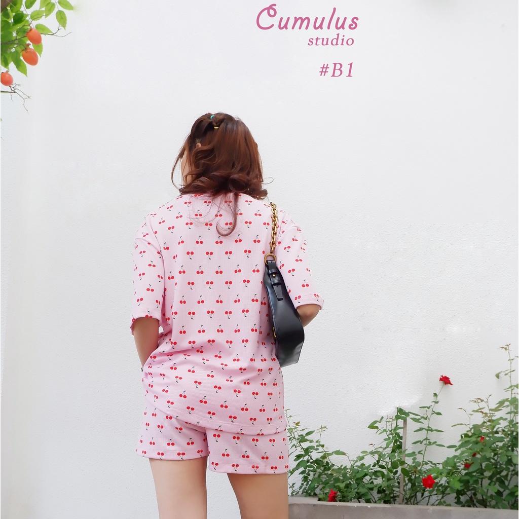 Set bộ thể thao năng động Cumulus chất thun tổ ong cao cấp B01