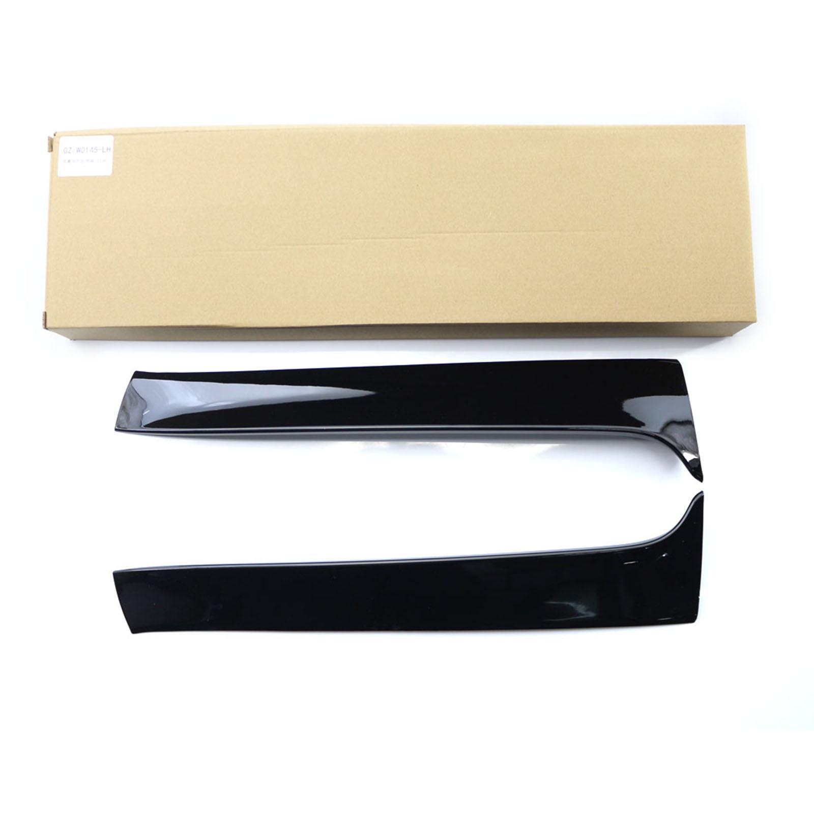 2Pcs Rear Window Side Spoiler Wing for R Variant Wagen Gloss Black