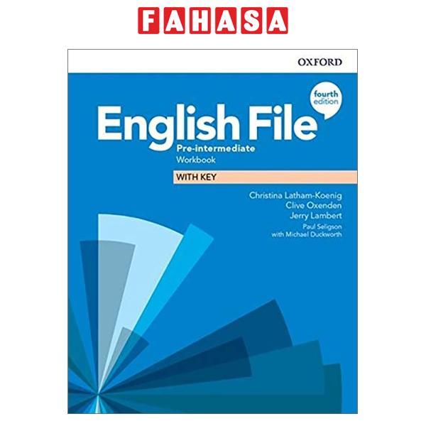 English File 4th Edition: Pre-Intermediate: Workbook With Key