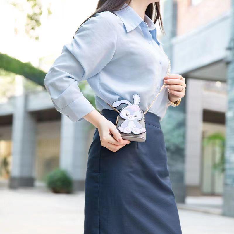 Túi Đeo Chéo Mini Họa Tiết Thỏ Đáng Yêu Thời Trang Cho Nữ