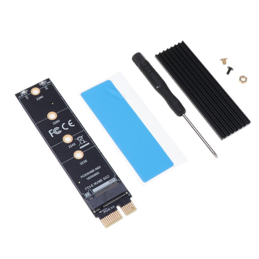 M.2 SSD to PCIE 3.0 Adapter Expansion Card& Case