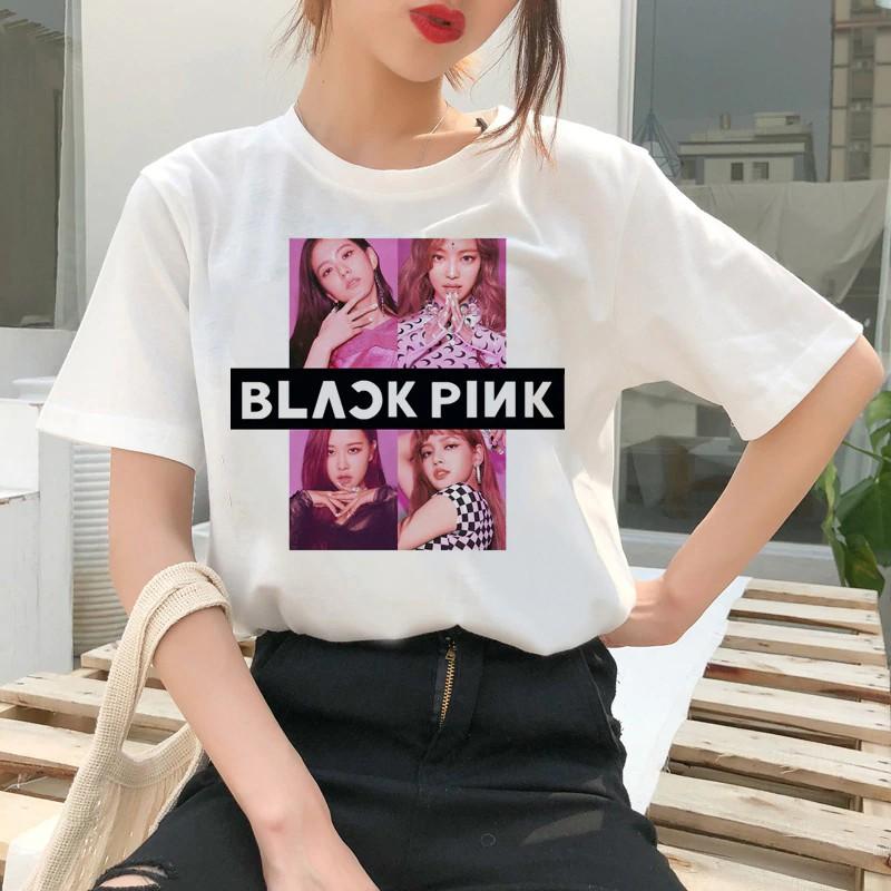 Áo Thun Black Pink In Hình