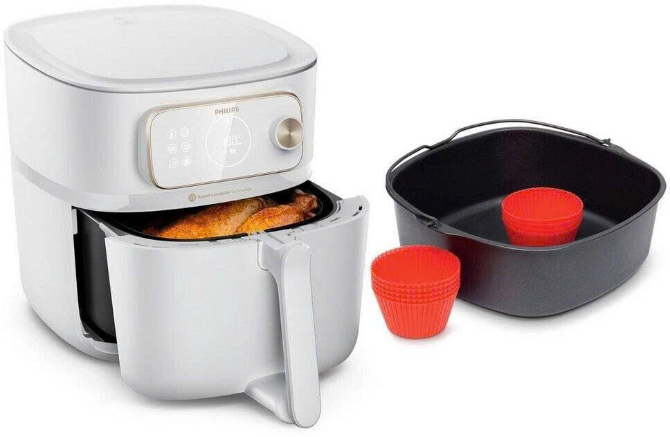 Nồi chiên không dầu Philips Combi 7000 HD9876 hàng chính hãng