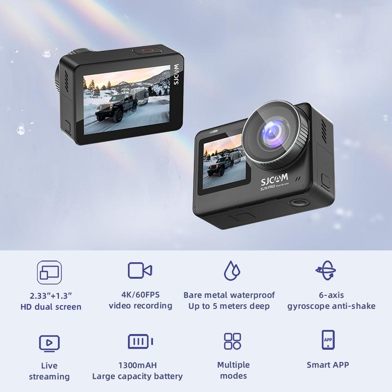 SJCAM SJ10 Pro Màn hình hành động màn hình kép 4K