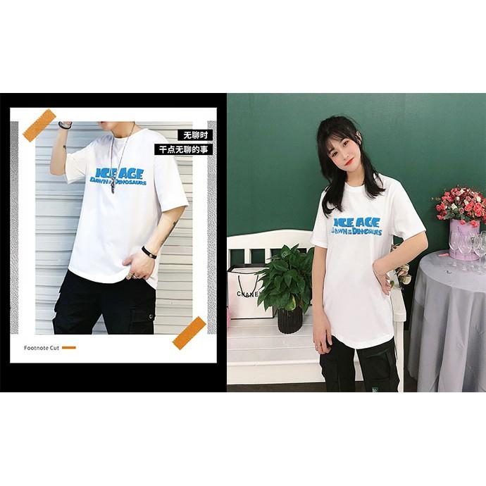 Áo thun tay lỡ unisex Crew đẹp Có BIG SIZE