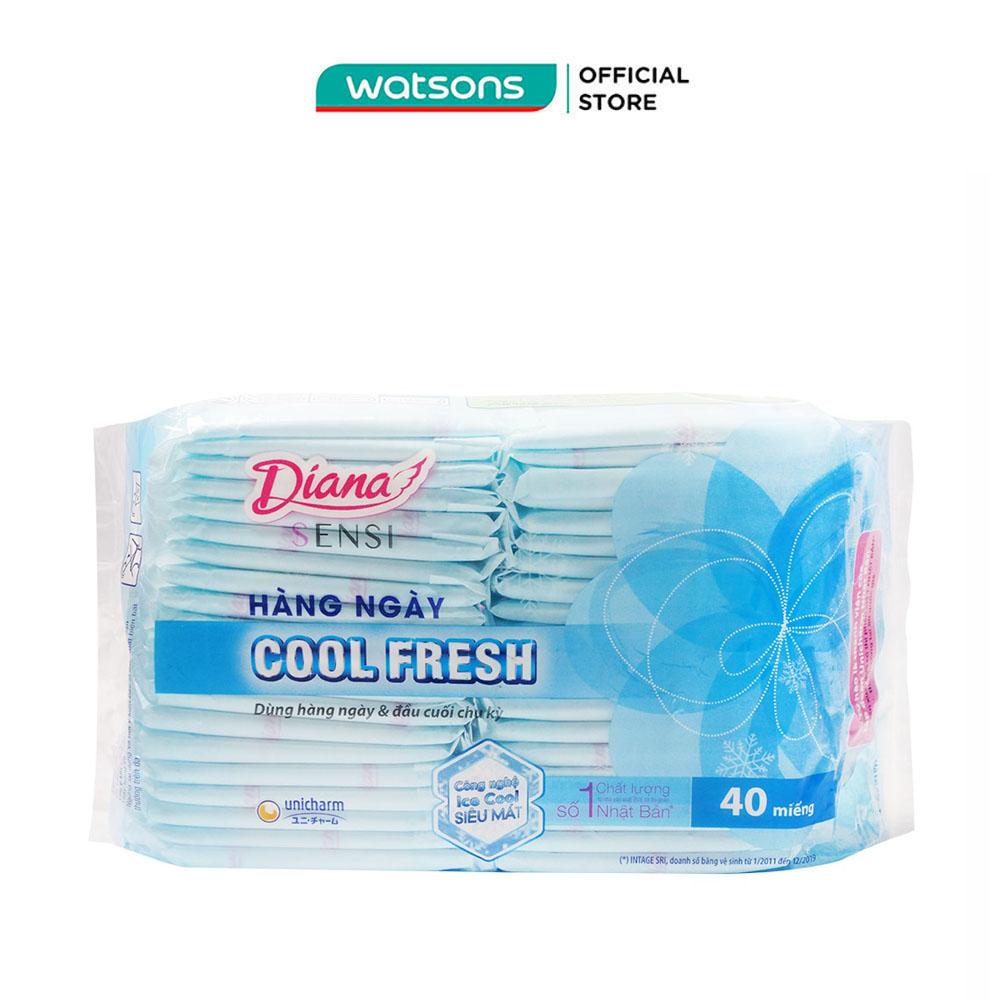 Băng Vệ Sinh Diana Sensi Cool Fresh Hằng Ngày 40 Miếng