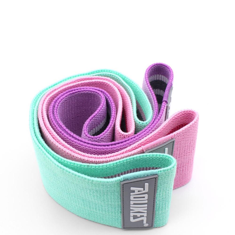 Dây mini band kháng lực tập chân mông , dây thun vải tập gym mini band co giãn cao cấp cho nữ