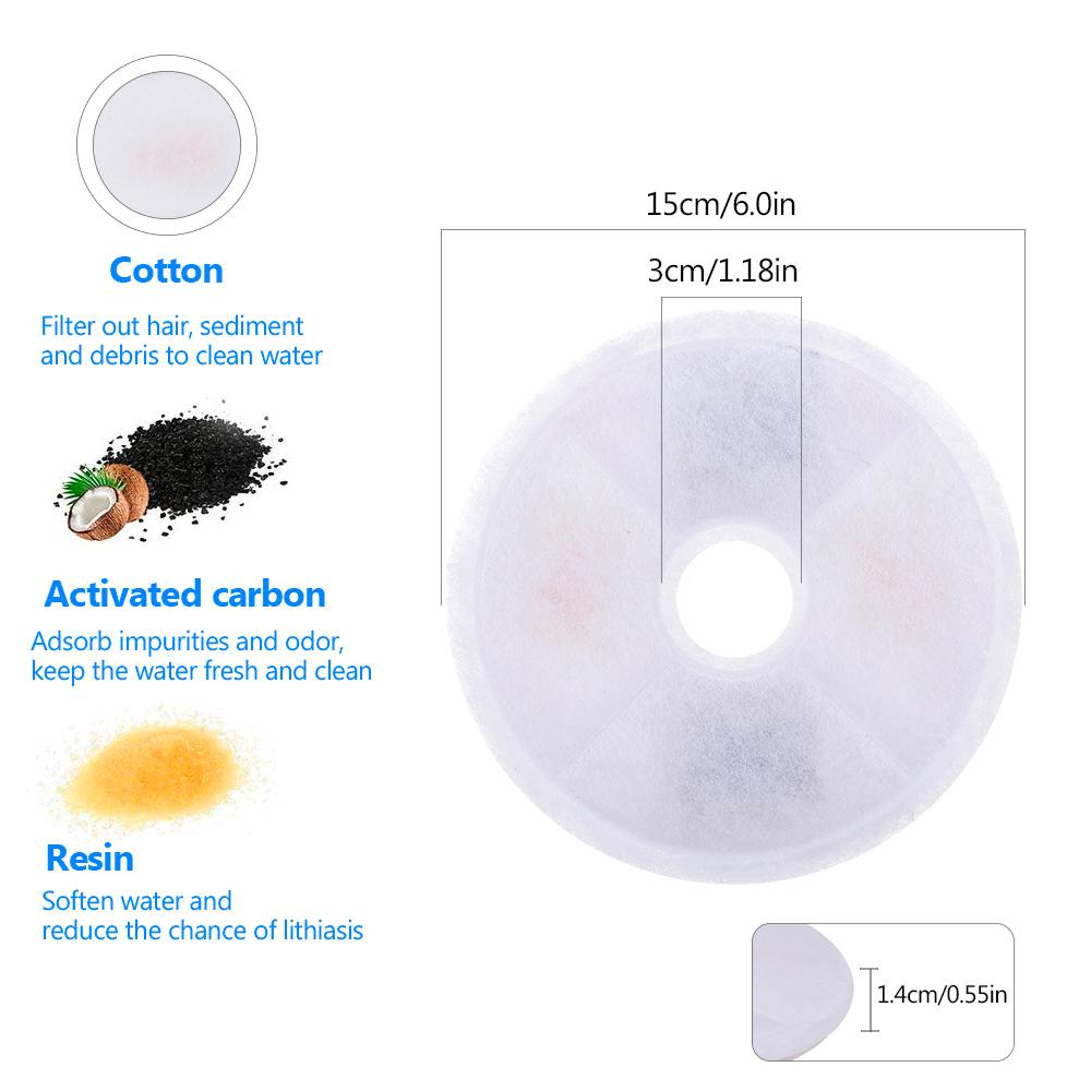 Bộ Lọc Thay Thế Cho Đài Phun Hoa Pet Catit Đài Phun Nước Cho Mèo Gex