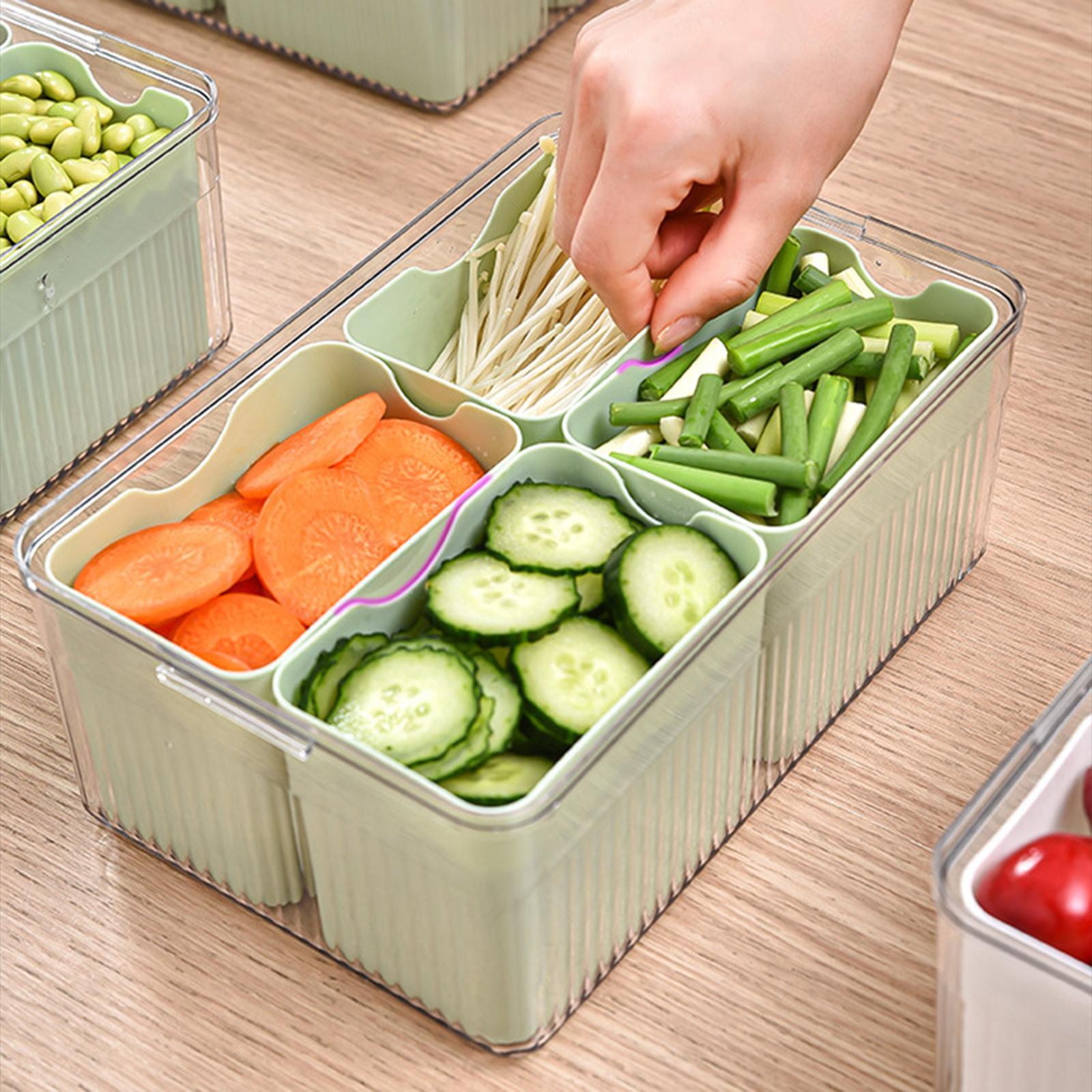 Refrigerators Containers Vented Lids Freshness Green