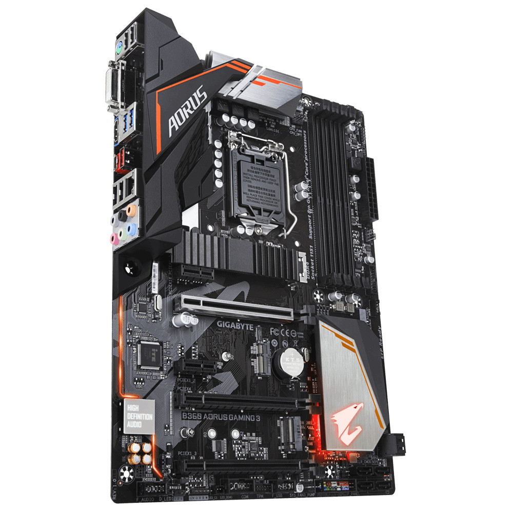 Bo Mạch Chủ Mainboard GIGABYTE B360 Aorus Gaming 3 (SK1151) - Hàng Chính Hãng