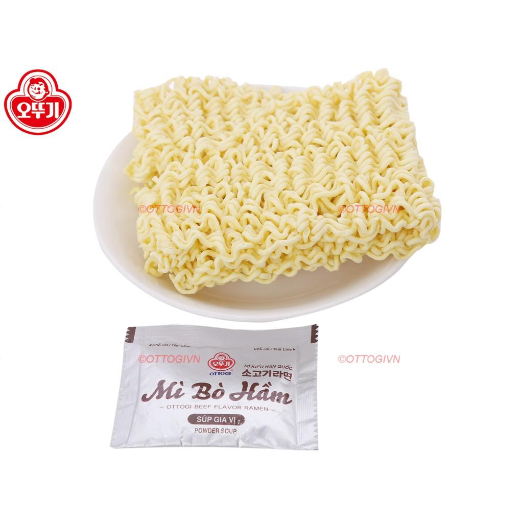 Lốc 8 Gói Mì Bò Hầm Ottogi 120g