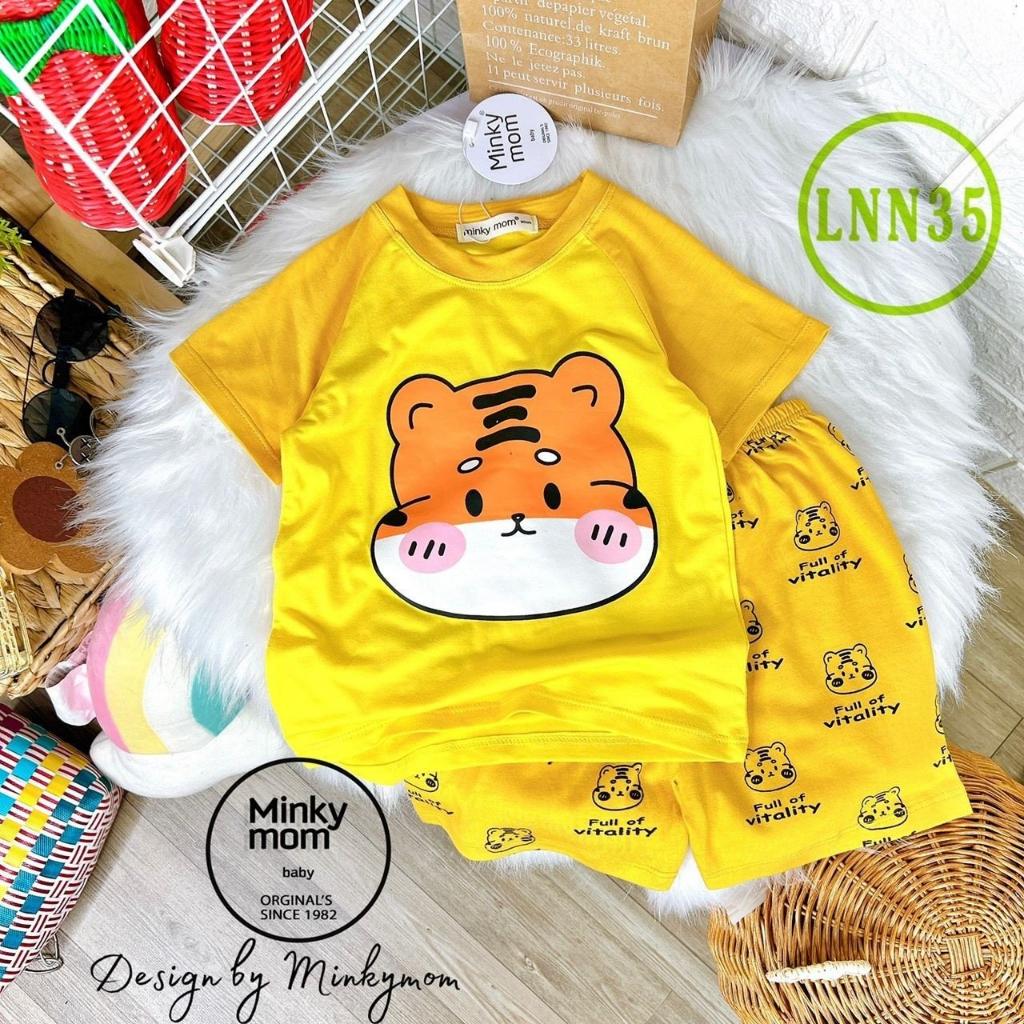 Bộ Cộc Tay Cho Bé LNN35 Đồ Bộ Thun Lạnh Cao Cấp Mềm Mịn Thoáng Mát Hàng Chuẩn Loại 1 MINKY MOM Dễ Chịu, Thoải Mái Cho Bé