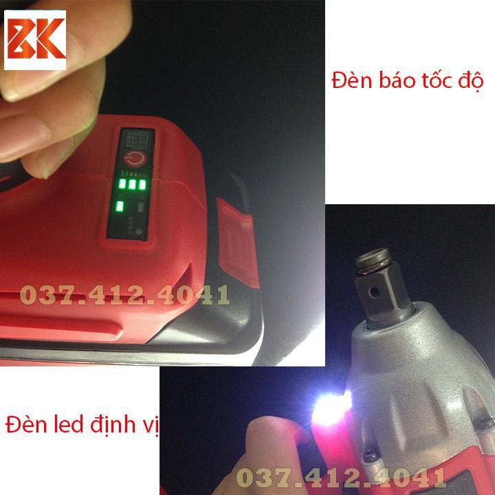 Máy Siết Bulong Không Chổi Than KEN 72V, (TẶNG 5 Đầu khẩu + Đầu chuyển vít), Máy Khoan Mở Ốc Vít - Máy siết bu lông