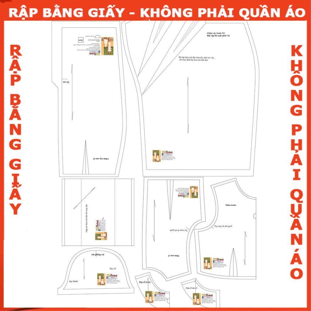 Rập giấy đầm bút chì mã 1267 (BẢN VẼ)