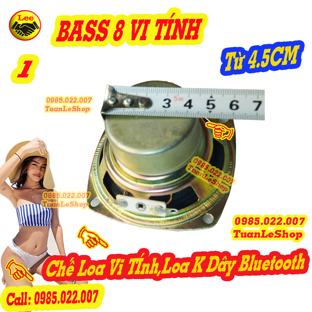 LOA BASS 8CM –  CỦ LOA BASS RỜI