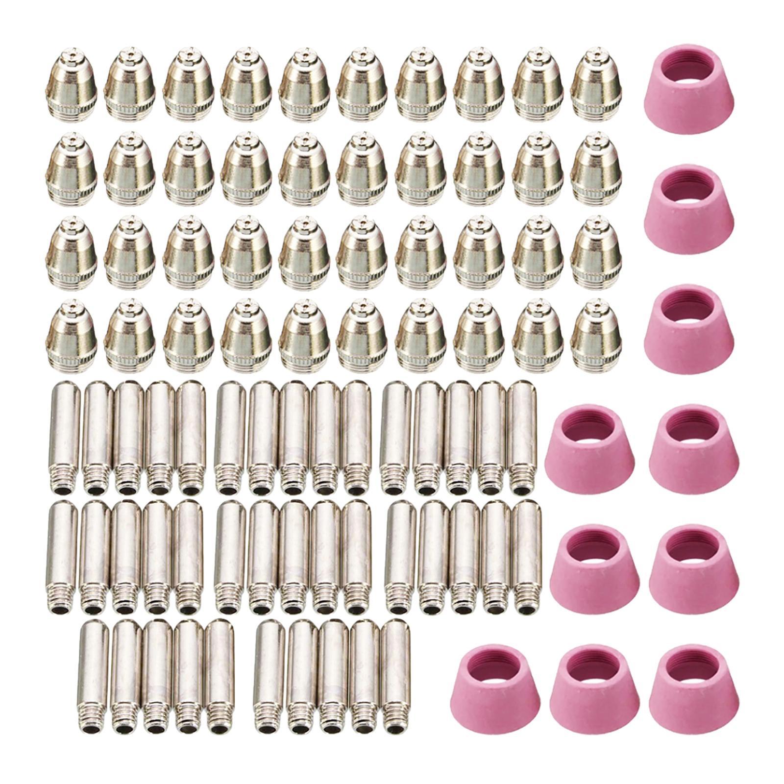 Plasma Cutter Torch Consumables Kit, Copper Nozzle for AG60 Cutting Torch Arc Plasma Cutting Machine