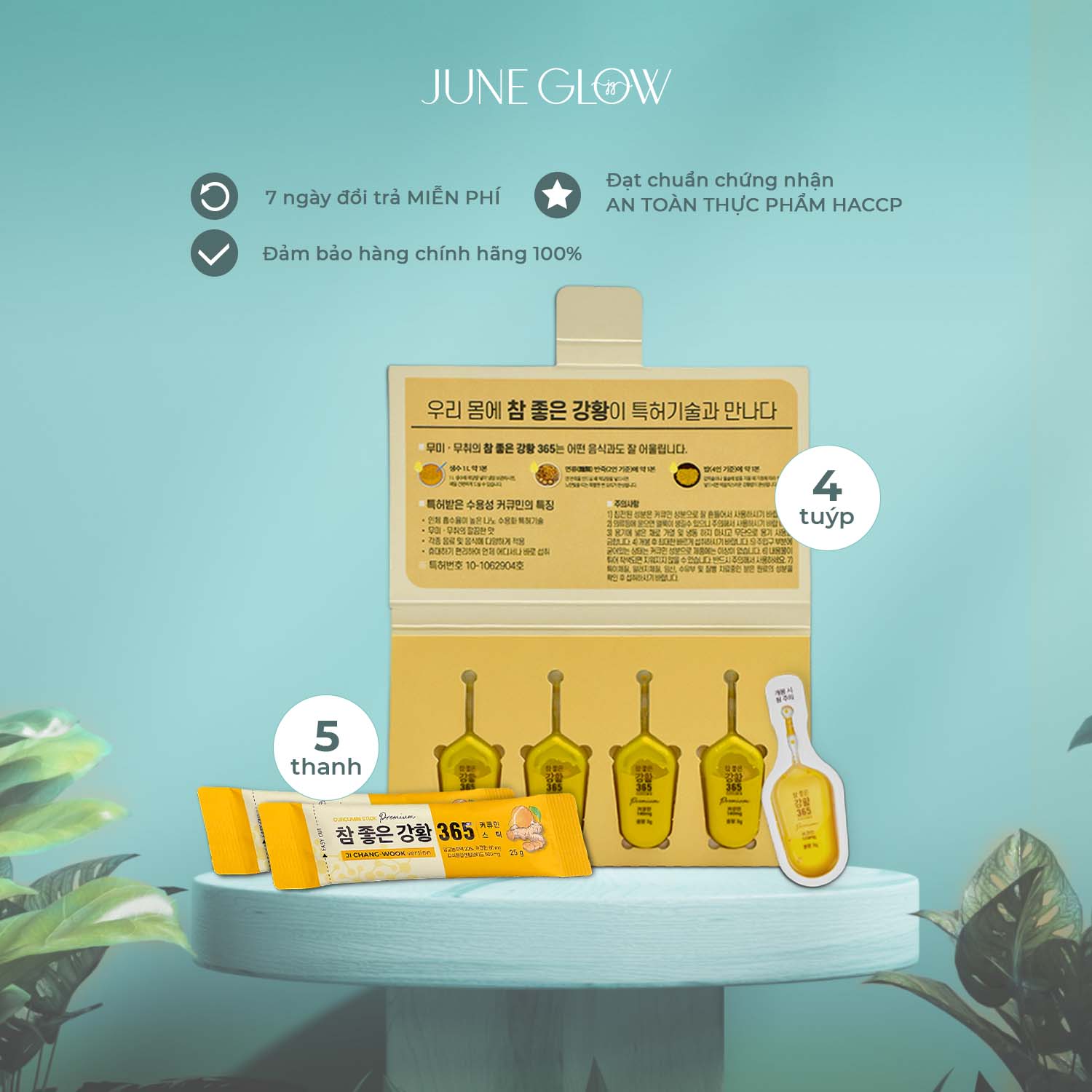 Sample 4 tuýp - Tinh Nghệ Nano 365 Premium Ji Chang Wook version
