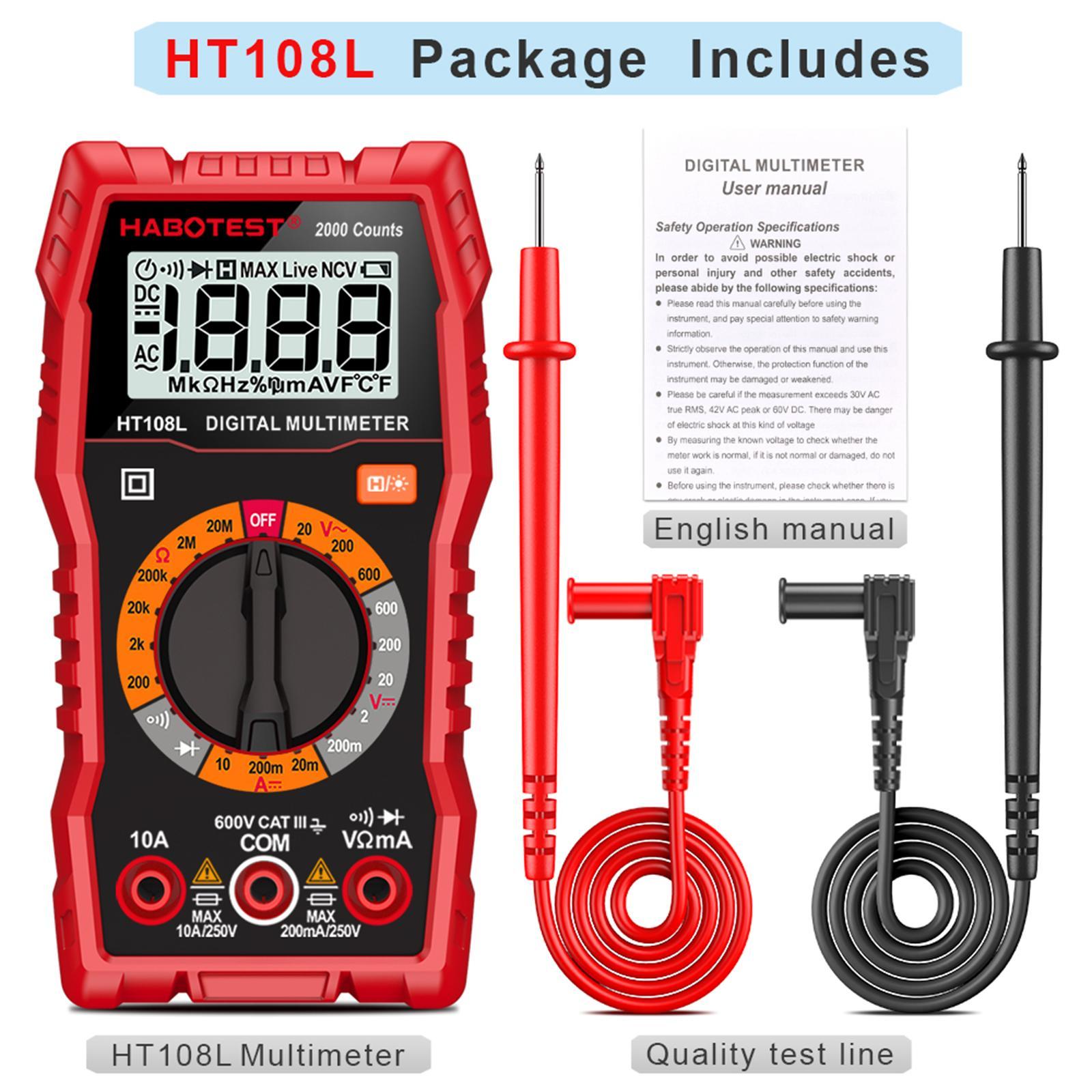 Digital Multimeter Capacitance Tester for Household Applicance
