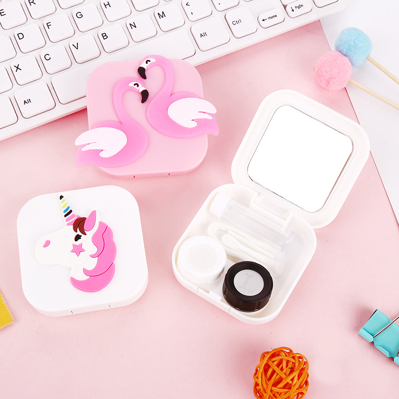 Hộp Đựng Lens Kute Hình Thú Dumei