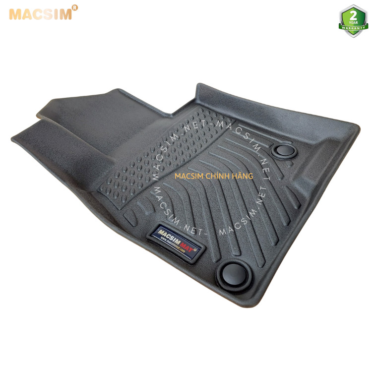 Thảm lót sàn xe ô tô Hyundai Stargazer 2023+ Nhãn hiệu Macsim chất liệu nhựa TPE cao cấp màu đen