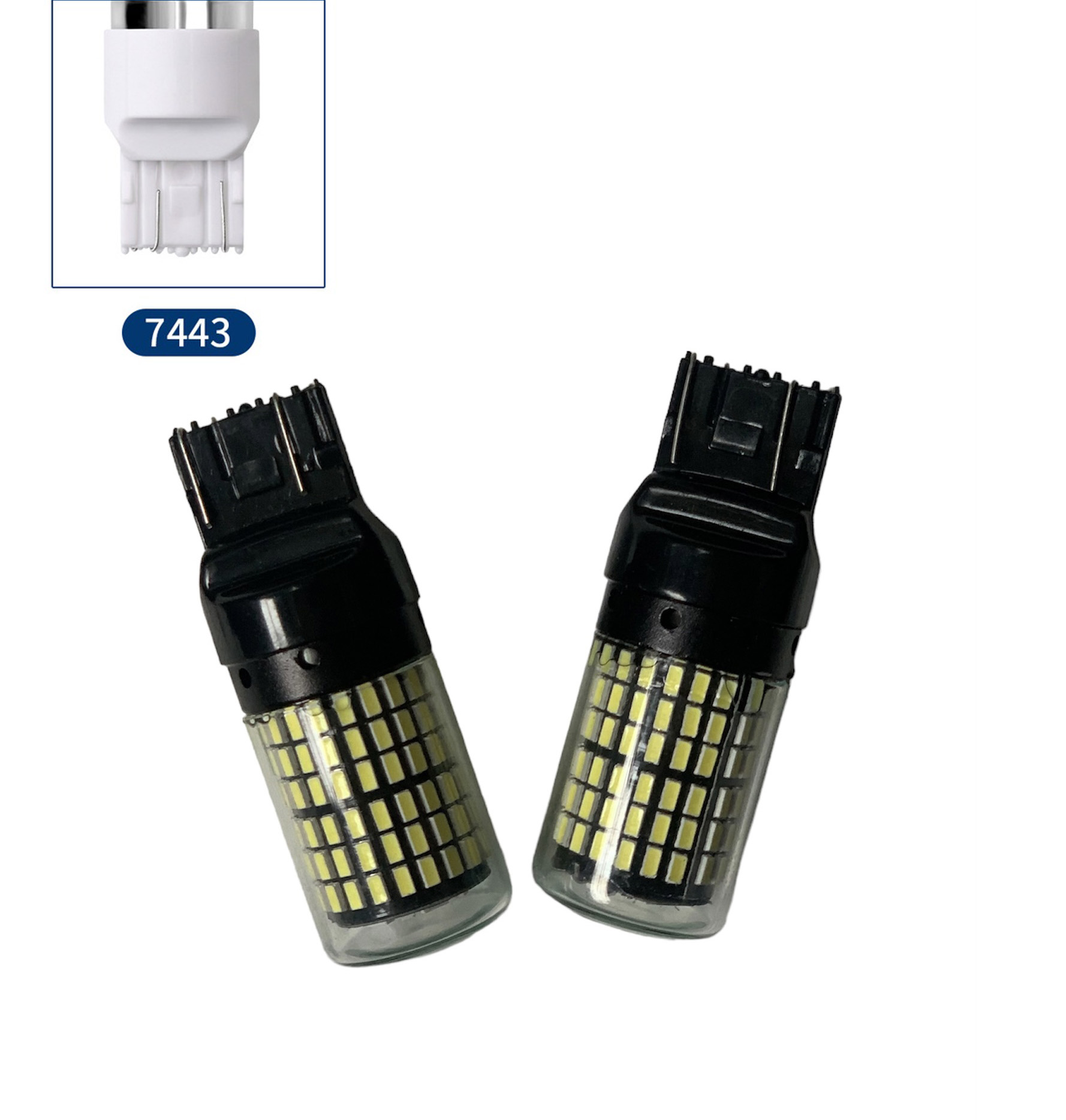 Bộ 02 bóng đèn lùi, đèn sương mù cho ô tô Led 144SMD ánh sáng Trắng loại tốt cao cấp dùng bền bỉ trên 30 tháng