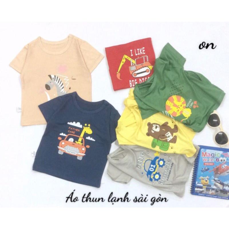 Áo thun lạnh cộc tay cho bé chất siêu mát