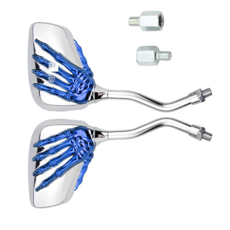 Phong cách mới nhất xe máy xe điện gương chiếu hậu gương sửa đổi gương tay ma mới gương vuốt ma gương chiếu hậu khung xương gương chiếu hậu tay