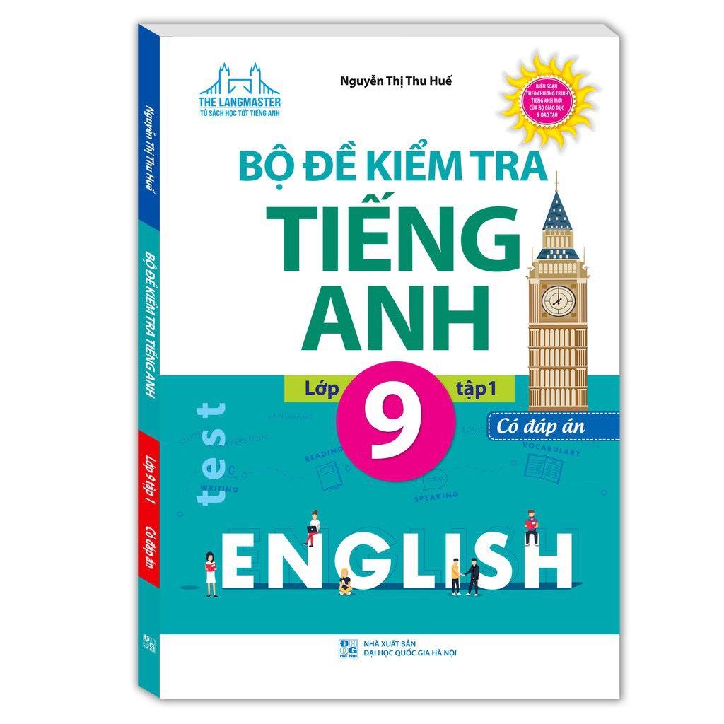 Sách - Combo Bộ Đề Kiểm Tra Tiếng Anh Lớp 9 - Có Đáp Án