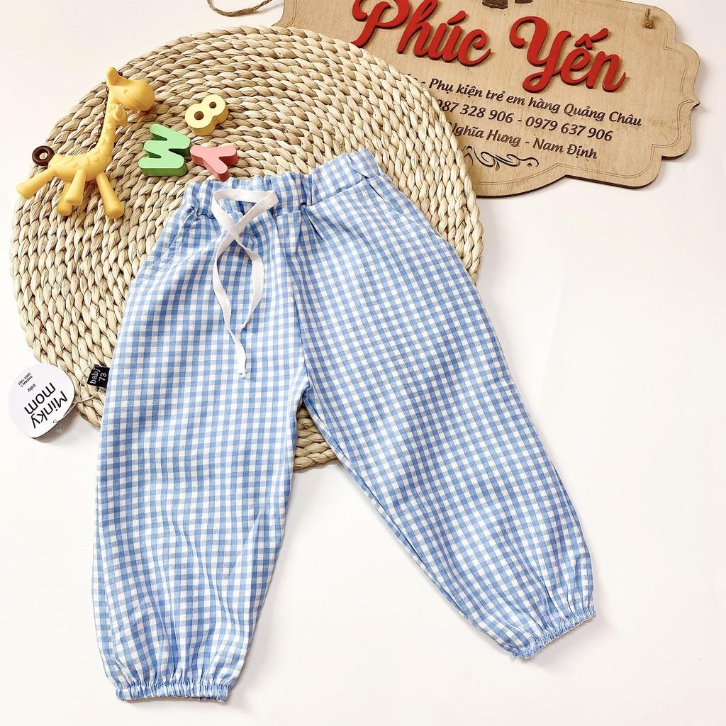 Quần Dài Caro Hàng Minky Mom Cực Đẹp Cho Bé_Super (7-19kg)(1310