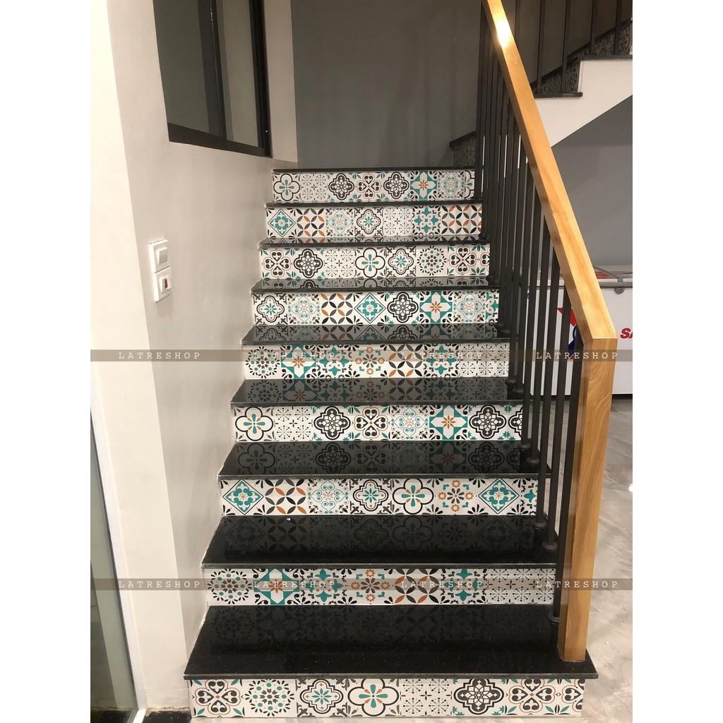 Decal dán kính bếp tường dán nhà tắm decor chịu nhiệt dễ lau chùi đề can loại 1 - Mint Khổ 45x60cm 0030