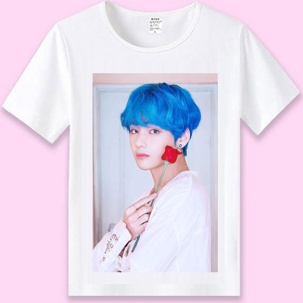 Áo V BTS tặng sticker BTS