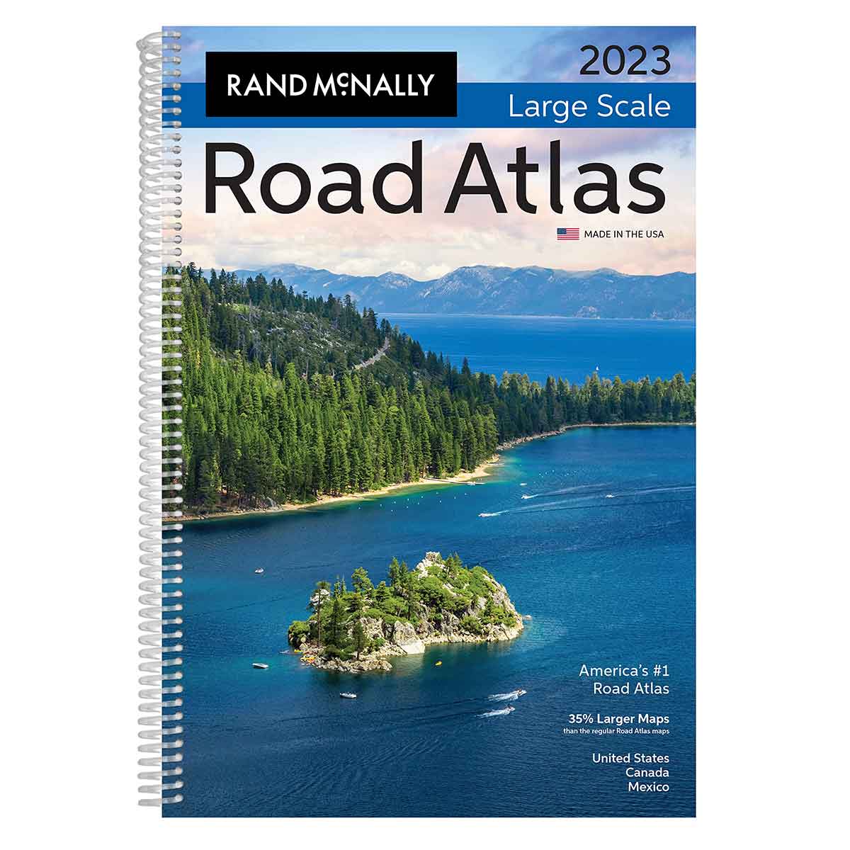 Rand McNally 2023 Large Scale Road Atlas (Rand McNally Large Scale Road Atlas USA)