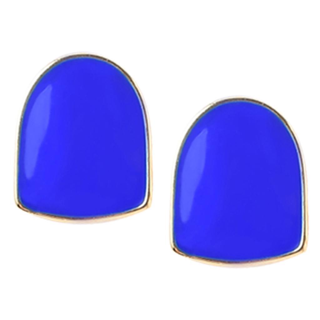 2 Pieces Blue Fang Teeth Halloween Hippy Teeth Mouth Grills