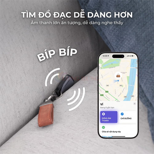 Thiết bị định vị thông minh Ugreen Smart Finder Tracker CM816 45297 - Hàng chính hãng