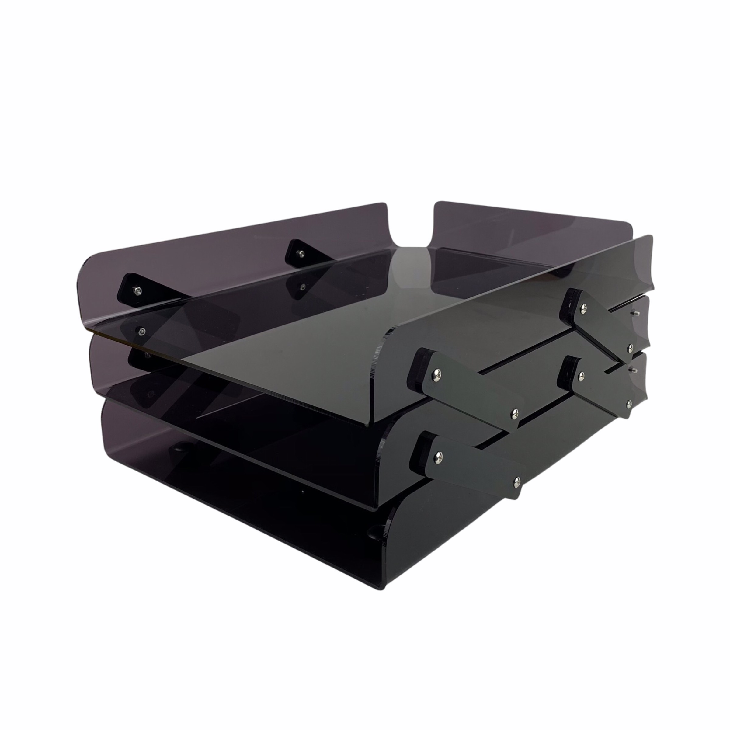 Kệ 3 tầng mica Enter D03 A4 xếp  24cm x 34cm x 22.5cm