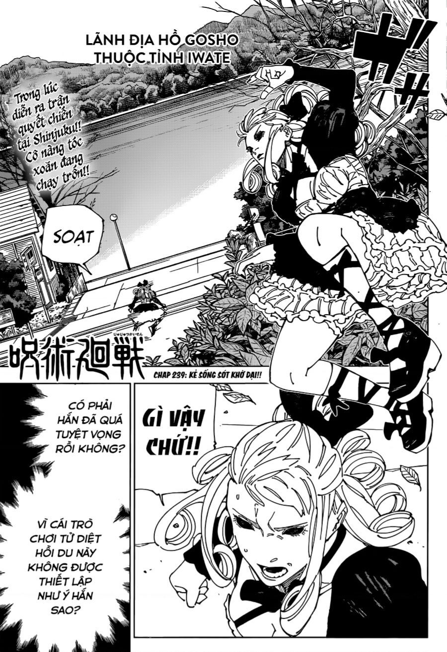 jujutsu kaisen - chú thuật hồi chiến chapter 239 2