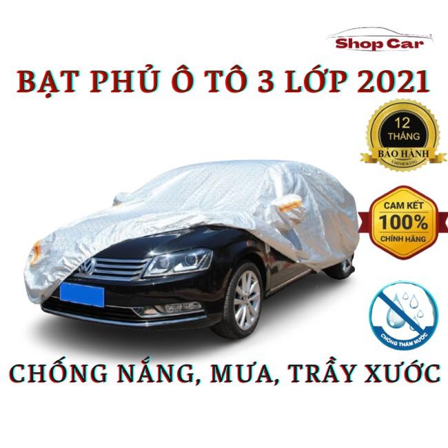 Bạt Phủ Xe Cao Cấp Tráng Nhôm, Chống Nắng - Mưa, Trầy Xước