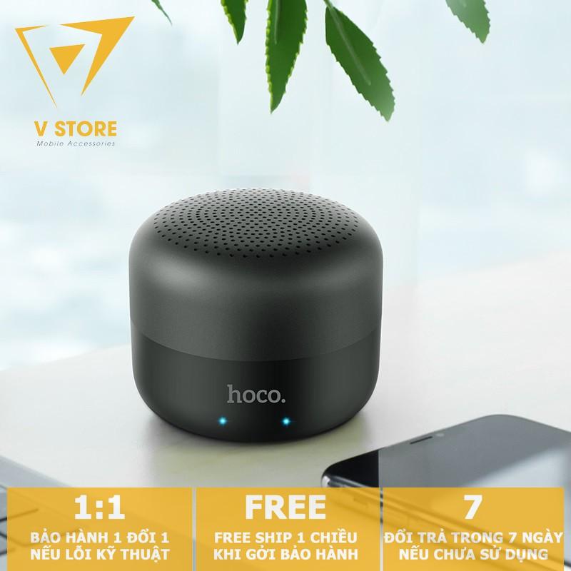 LOA NGHE NHẠC BLUETOOTH MINI HOCO BS29 - MÀU ĐEN/ BẠC - HÀNG CHÍNH HÃNG