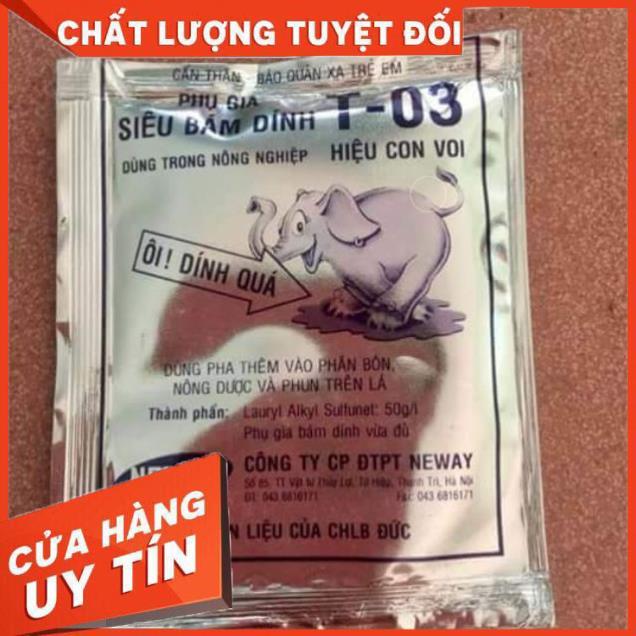 Gói (SIEURE) Phụ gia siêu bám dính T 03 hiệu con voi hàng đẹp, phân phối chuyên nghiệp.