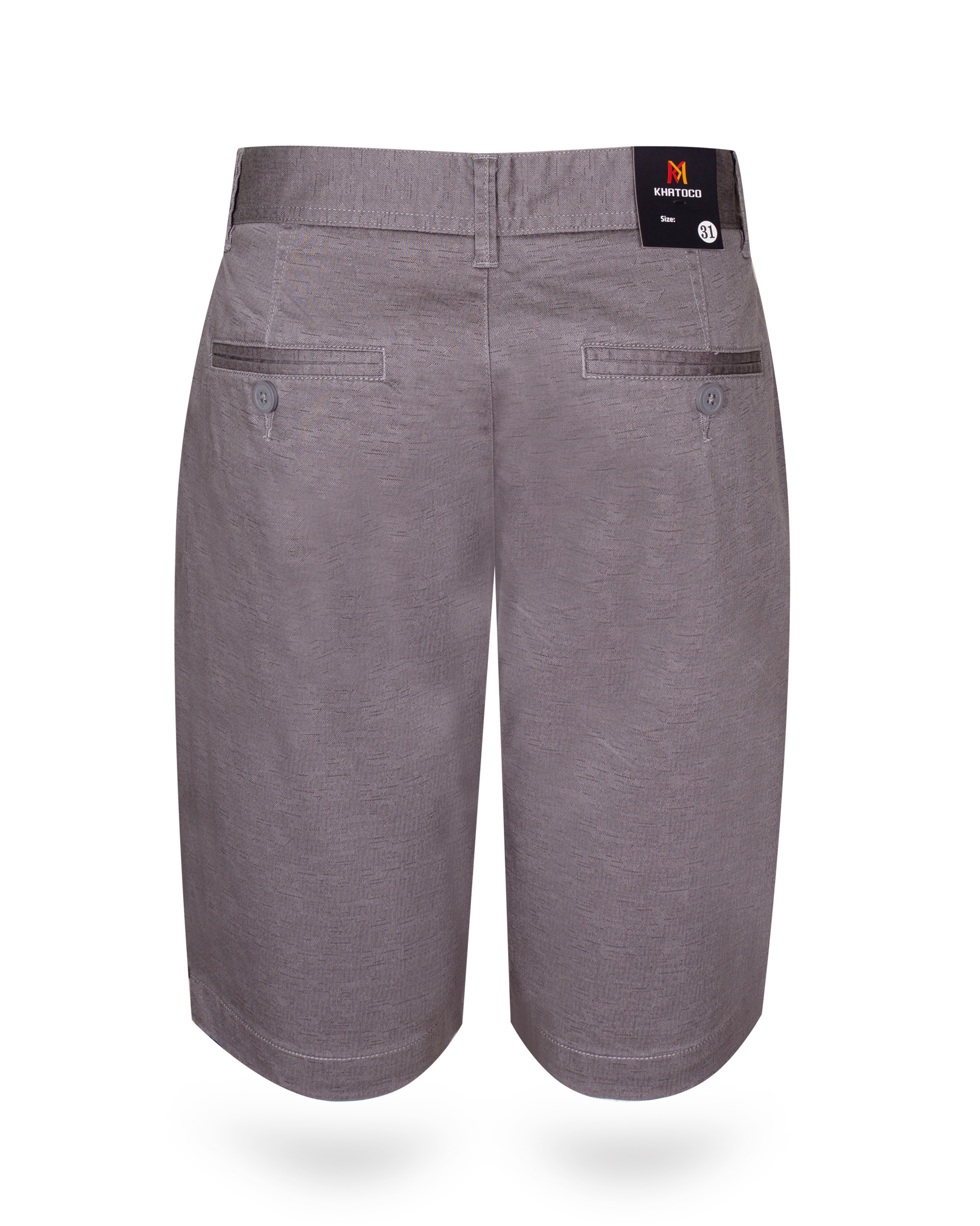 Quần short khaki nam Khatoco Q3M398R0-ININ430-2510-N
