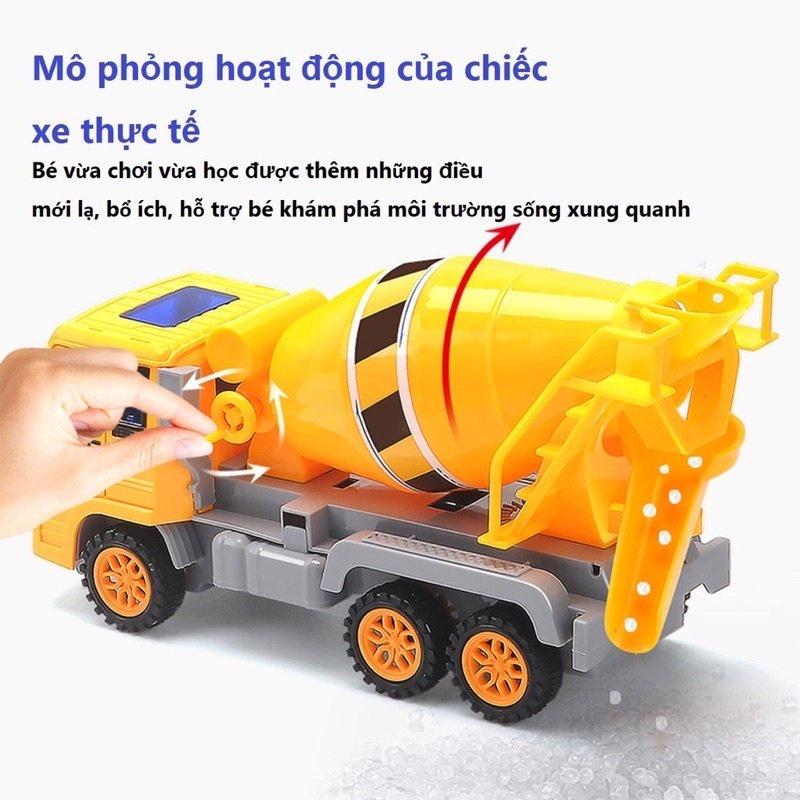 Bộ Đồ Chơi Combo 6 Xe Công Trình Xây Dựng Đồ Chơi Kích Thích Sự Sáng Tạo Của Bé