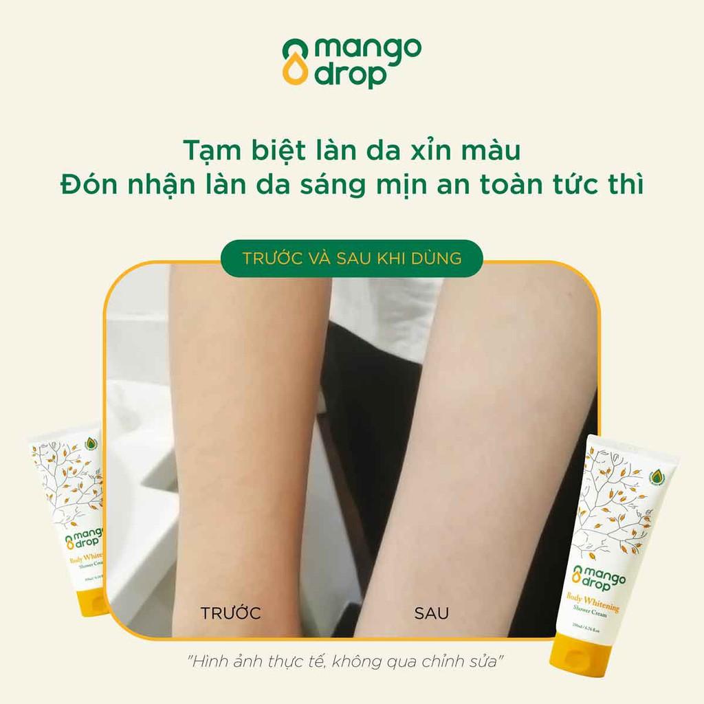 Kem Tắm Trắng Mango Drop Làm Trắng Body Mangodrop Body Whitening Shower Cream 200Ml