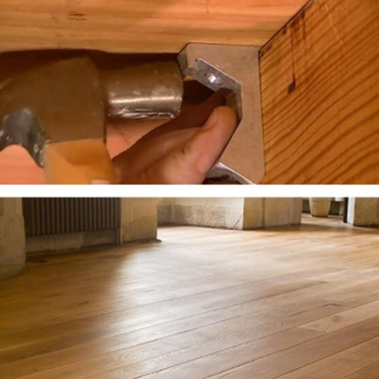 Squeaky Floor Repair ,Home Improvement ,High Repair Tool for Any 5 or 8 inch or Thicker Subfloor, with Holes ,with Screws