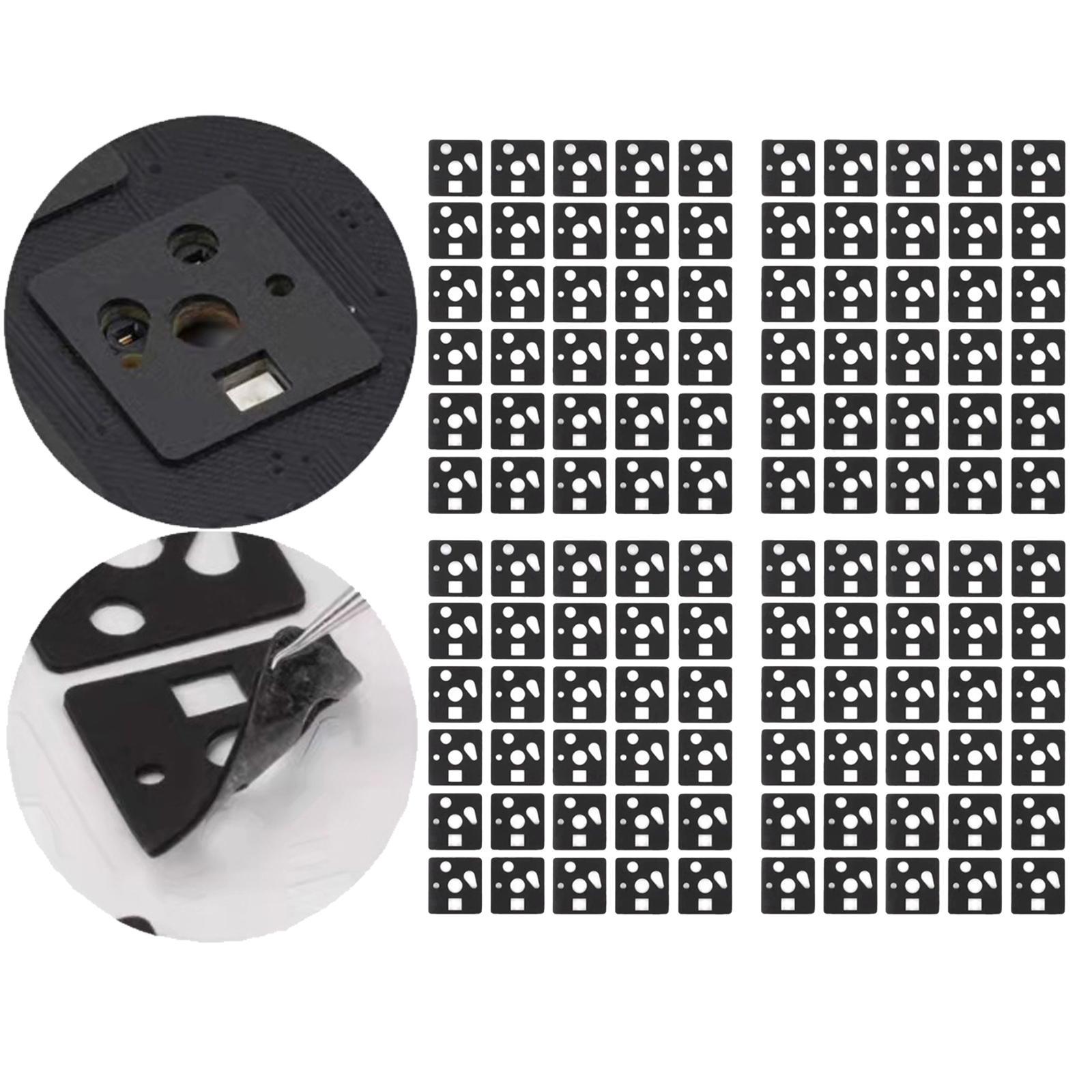 120Pcs Keyboard Switch Pads Shaft Lower Pad Stickers for Hot Swappable Soldering Keyboard