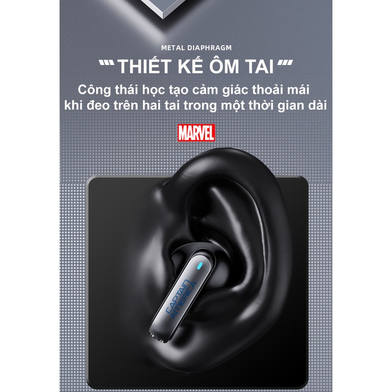 Tai nghe bluetooth 5.3 Vinetteam BTMV21 thiết kế kiểu dáng phi thuyền độ trễ cực thấp chip Jerry 5.3 dành cho game thủ - hàng chính hãng