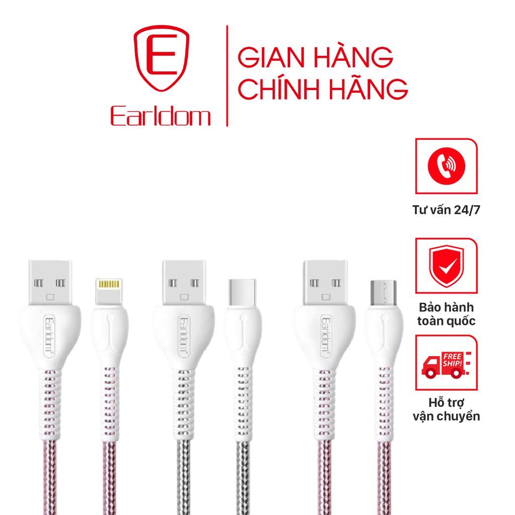 Cáp sạc dù, sạc nhanh 1m Earldom EC-083 - Hàng chính hãng