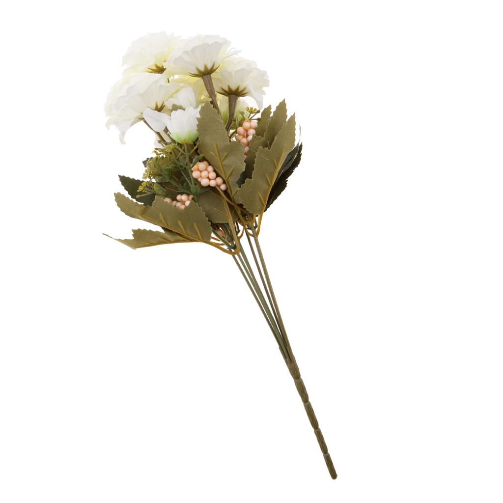 1 Bunch Artificial Peony Silk Flower Bridal Bouquet Garden Decor