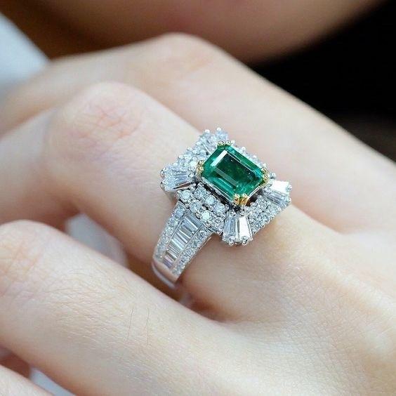Nhẫn nam bạc 925, nhẫn nam bạc ta đính đá trắng cao cấp