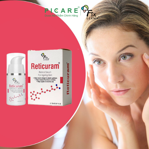 Tinh Chất Ngăn Ngừa Lão Hóa, Phù Hợp Cho Da Nhạy Cảm Fixderma Reticuram Serum 15ml